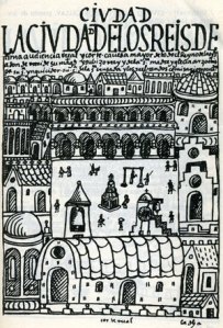La Plaza Mayor de Lima, según Felipe Guamán Poma de Ayala, siglo XVII.