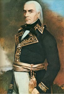 Retrato de Francisco de Miranda (detalle), obra de Martín Tovar y Tovar (1874).