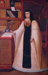 Retrato de Sor Juana Inés de la Cruz, por Juan de Miranda (hacia 1680). Patrimonio de la Universidad Nacional Autónoma de México (UNAM).