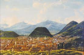 Quito, por Rafael Salas (mediados siglo XIX). Banco Central del Ecuador.