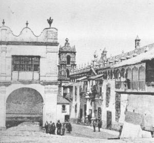 Vista de la Casa de la Moneda de Potosí, finales del siglo XIX.