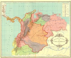 La República de Colombia, conocida como Gran Colombia, se concibió como el primer paso para la unión de toda la América española en un solo Estado. Sin embargo, se desintegró tras una vida efímera (1831).