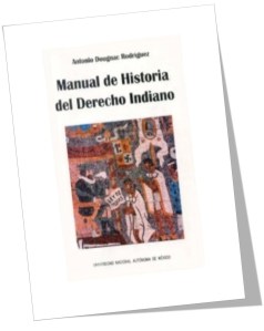 manual de historia del derecho indiano